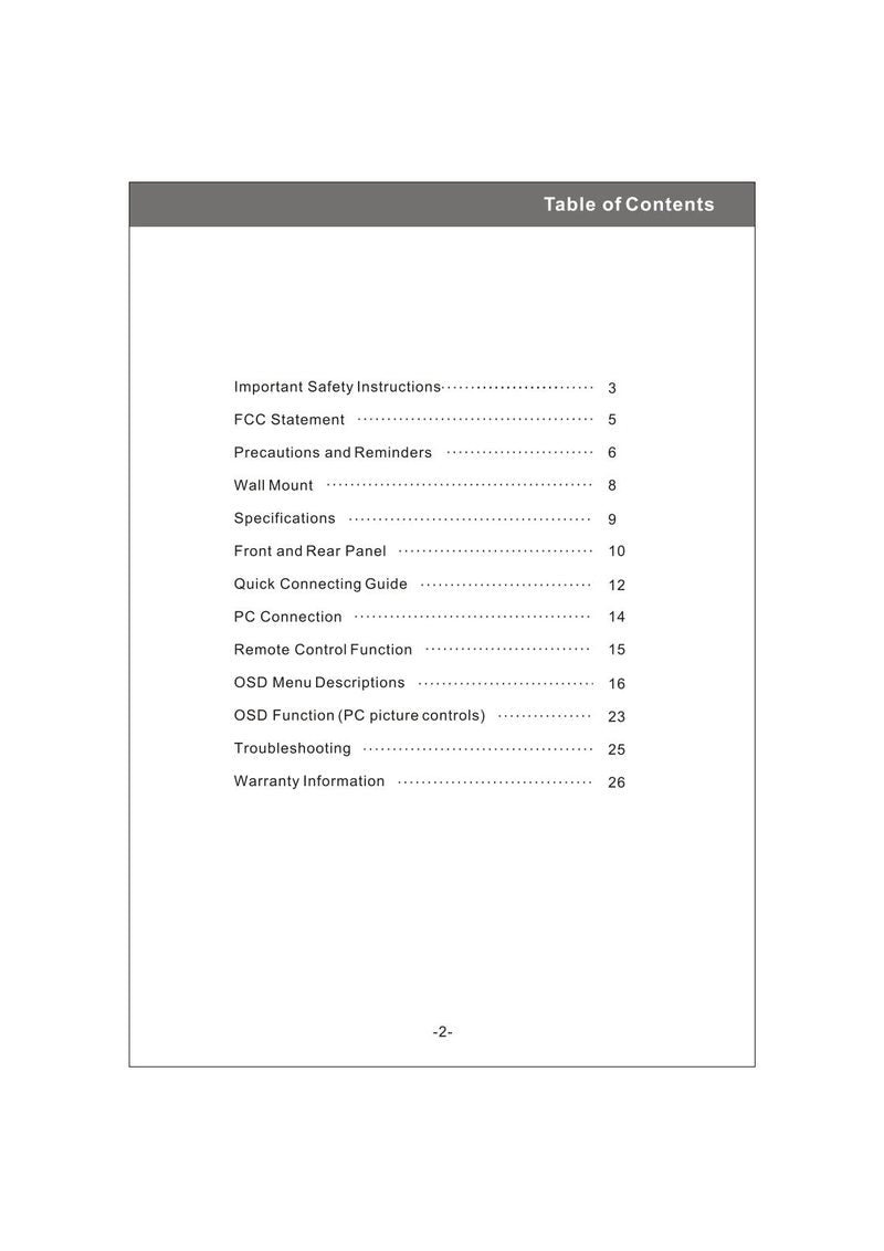 Philips 20MF200V TV Operating Manual