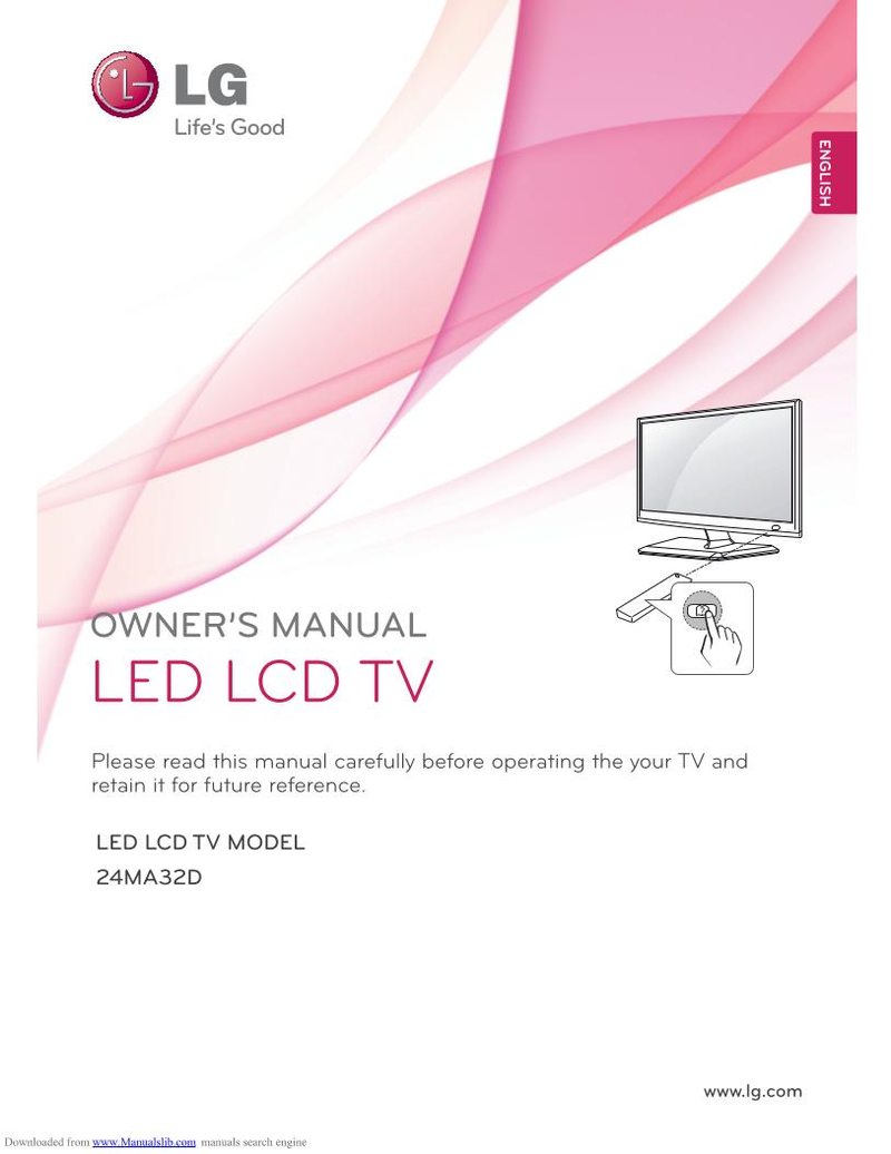 LG 24 MA 31D TV Operating Manual