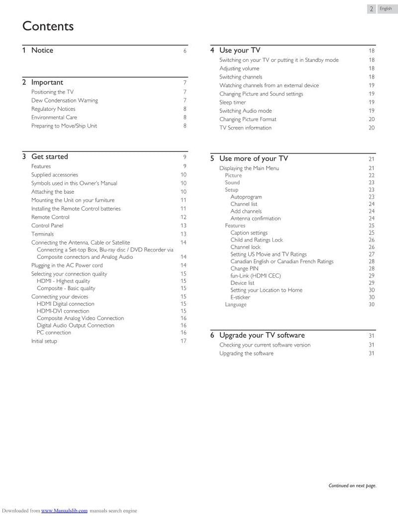 Magnavox 28MD403V TV/DVD Combo Operating Manual