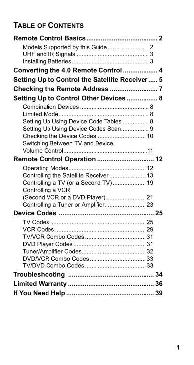 JVC 3.1 3.3 PVR508 Satellite Receiver Operating Manual