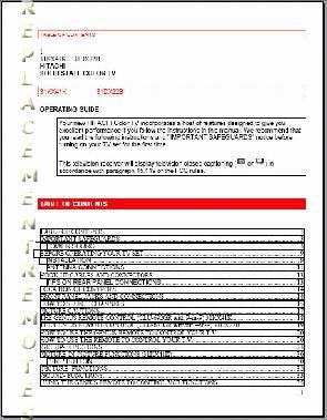 Hitachi 31 DX 22B KX 41K TV Operating Manual