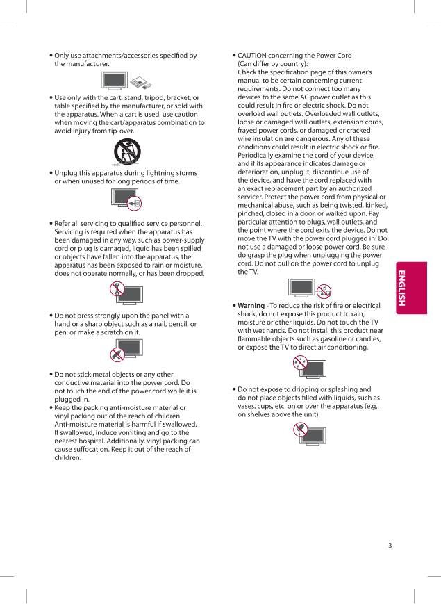 LG 32 LH 550B-UA 43 5500-UA TV Operating Manual