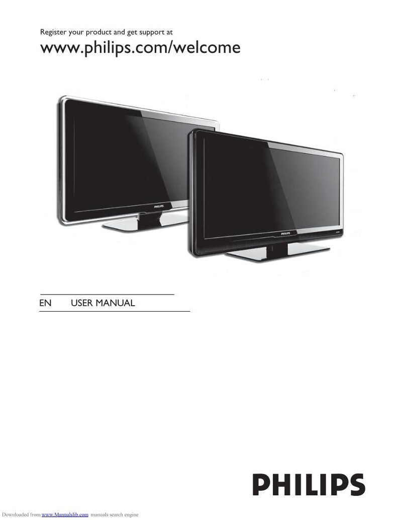 Philips 32HFL3330D 32PFL3403D TV Operating Manual