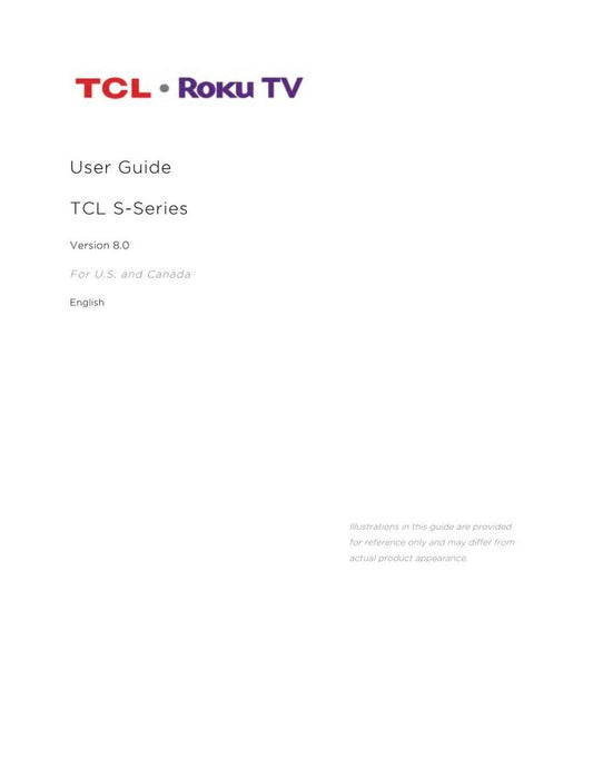 TCL 32S305 40S305 43S305 TV Operating Manual