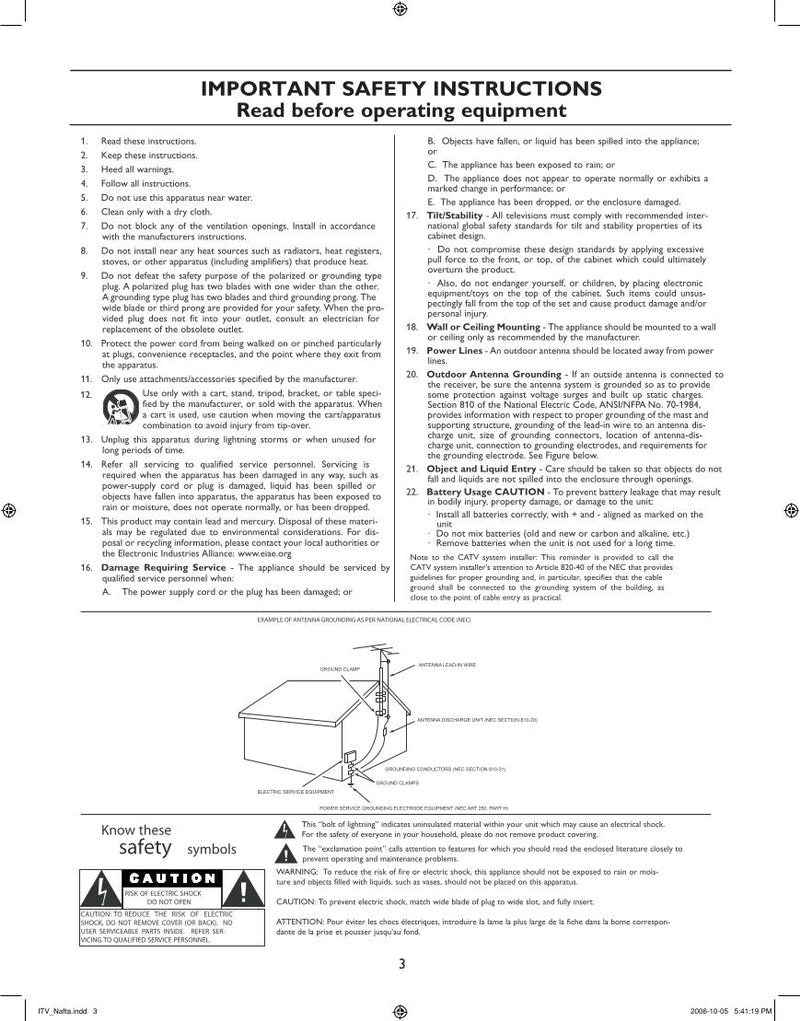 Philips 26HF5544D 32HF7544D 37HF7544D TV Operating Manual