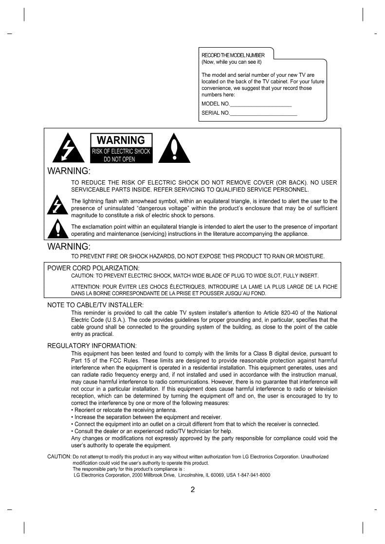 Zenith C27F43 C32F43 TV Operating Manual