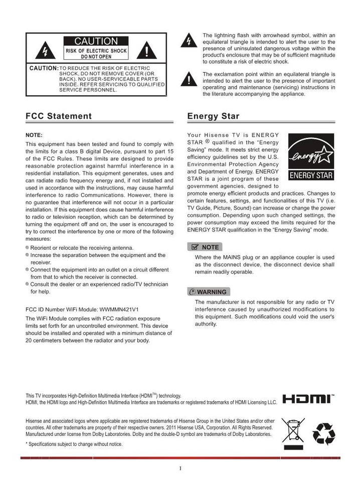 Hisense TV Service & Operating Manuals: PDFs & Hard Copies – Manuali