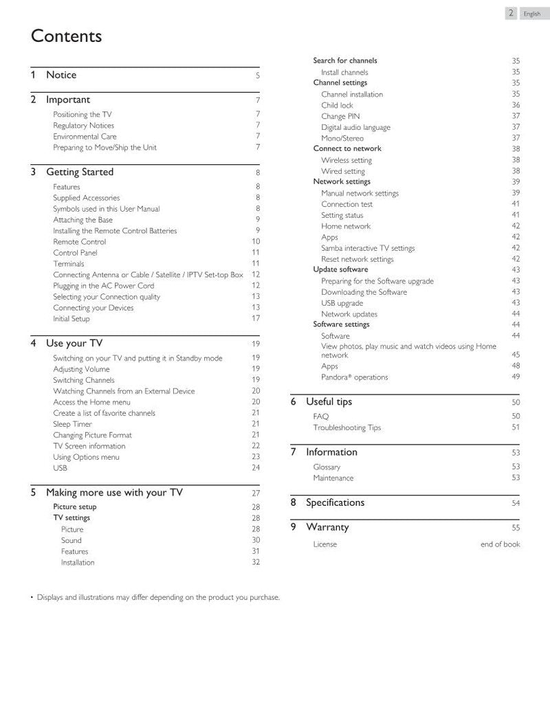 Magnavox 40 MV 336X/F7B TV Operating Manual