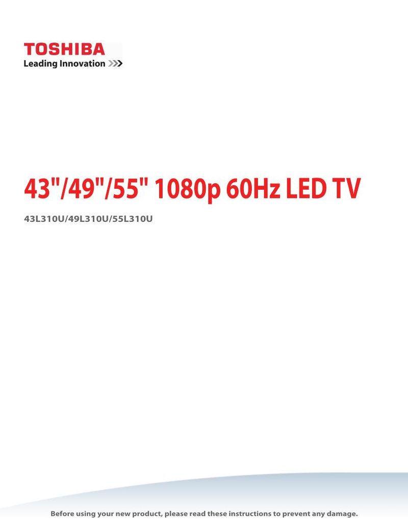 Toshiba 43L310U TV Operating Manual