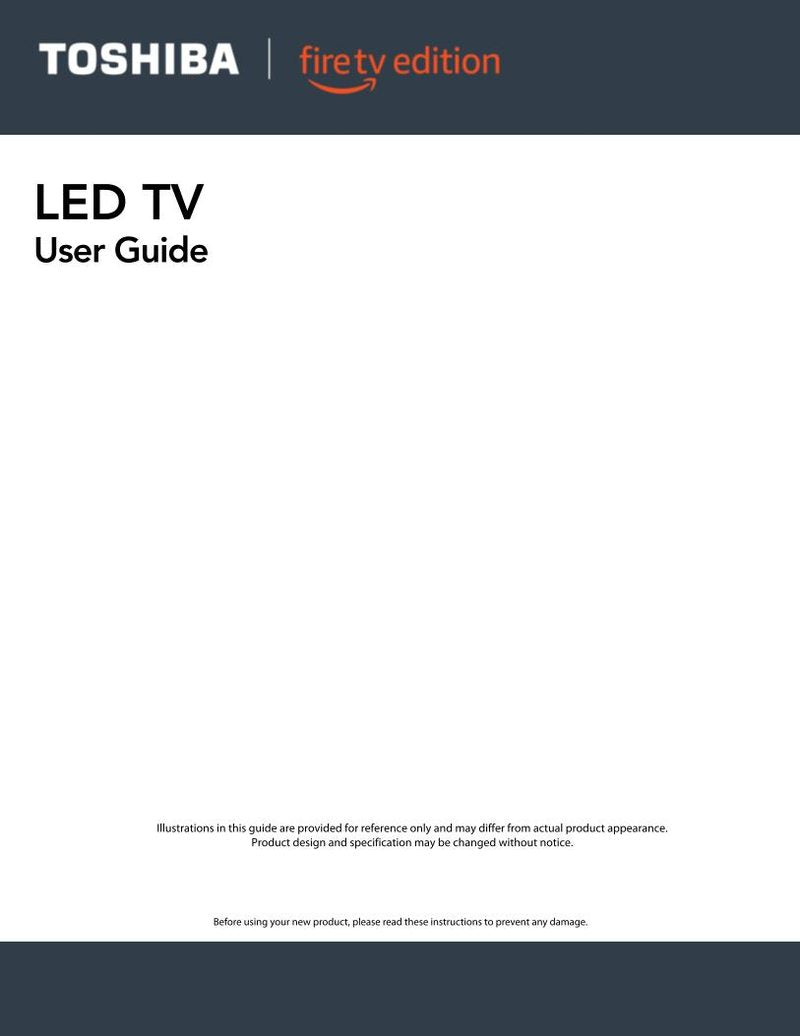 Toshiba 50LF711U20 TV Operating Manual