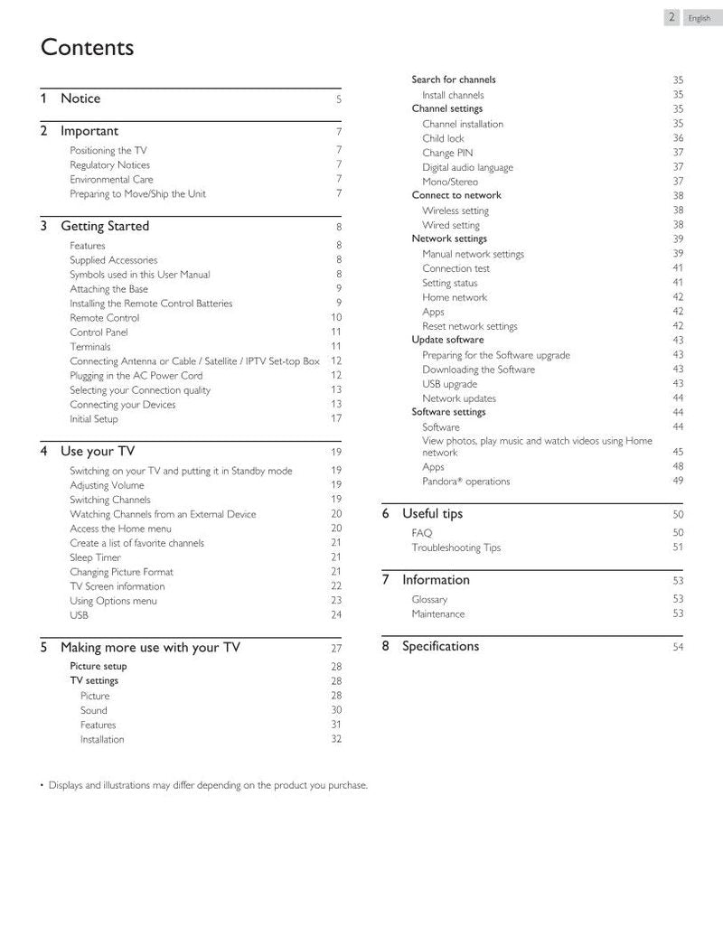 Magnavox 50MV336X/F7 TV Operating Manual