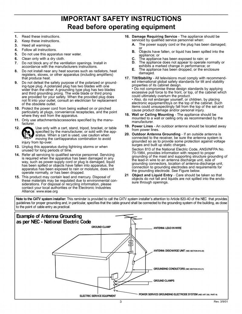 Philips 50P8241 55P8241 55P8288 TV Operating Manual