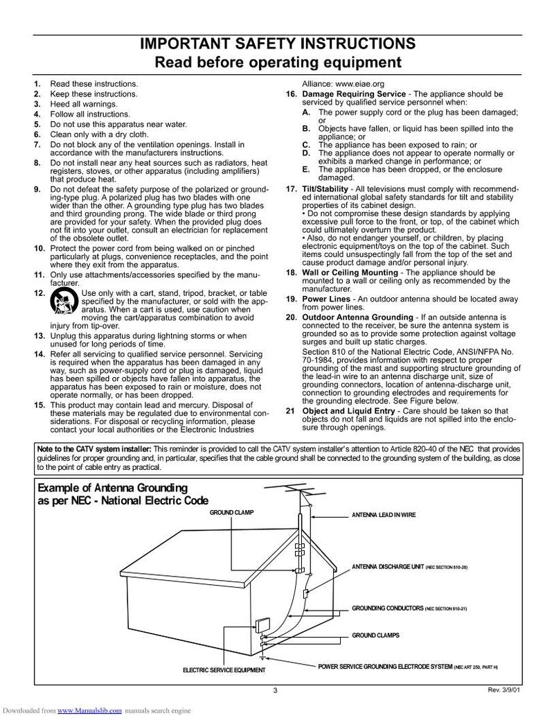 Philips 55P8341A TV Operating Manual