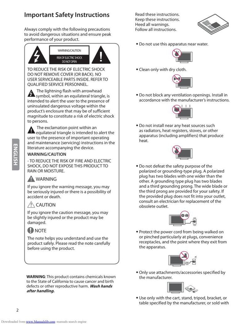 LG 65 UH 5500-UA TV Operating Manual