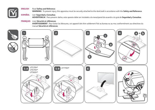 LG UT770H UT570H UT560H UT570H UT670H SERIES Monitor Operating Manual