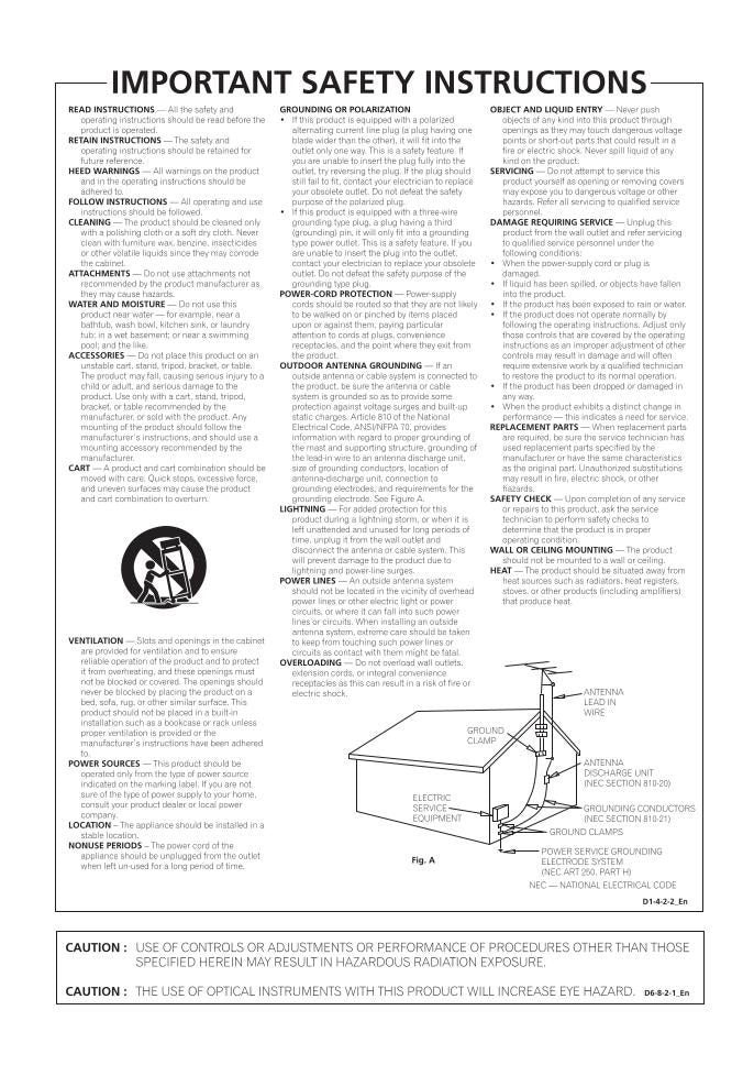 Pioneer VSX59 Audio/Video Receiver Operating Manual