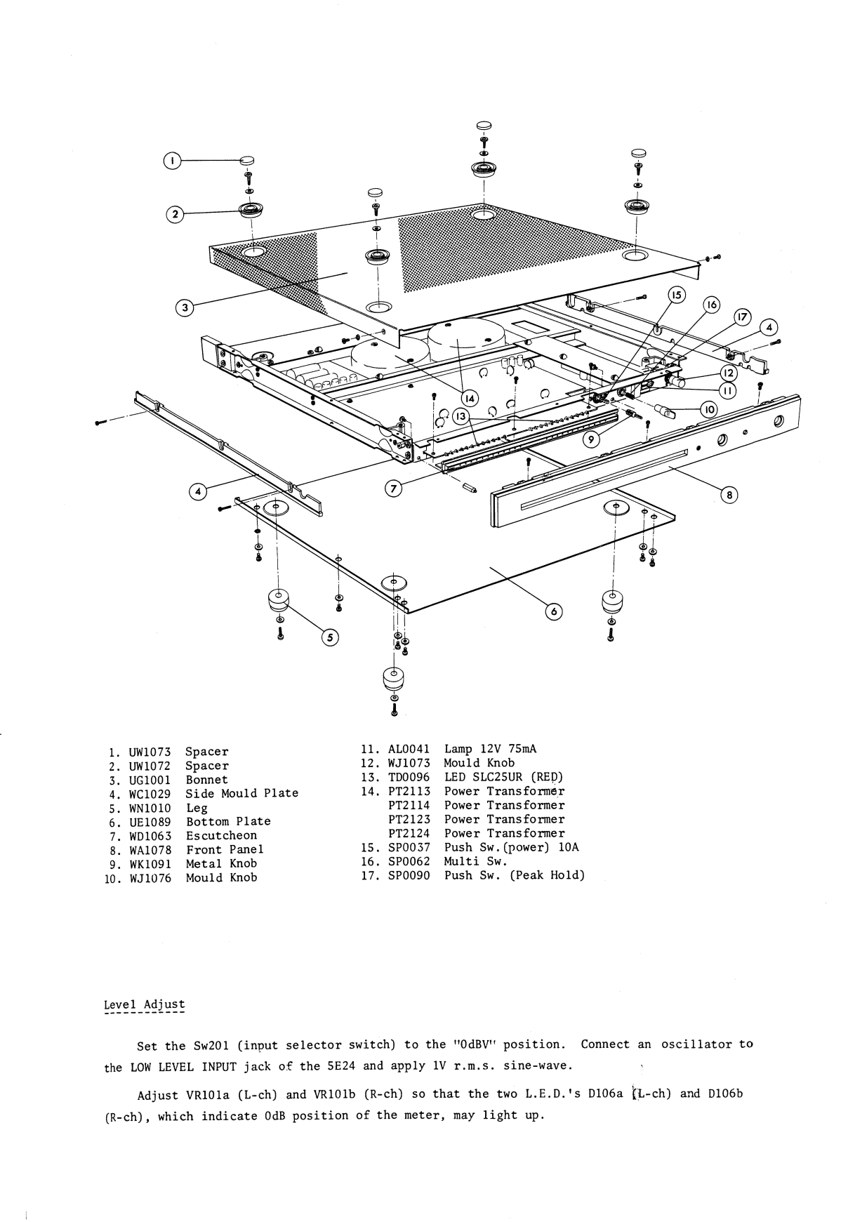 Luxman 5 E 24 Stereo Service Manual (Pages: 6)