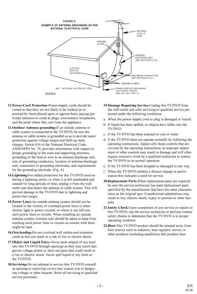 Philips 6513DA DVD Player Operating Manual