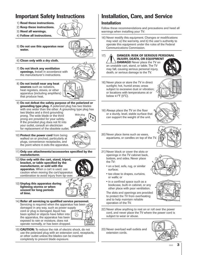 Toshiba 46HX83 51HX83 57HX83 Consumer Electronics Operating Manual