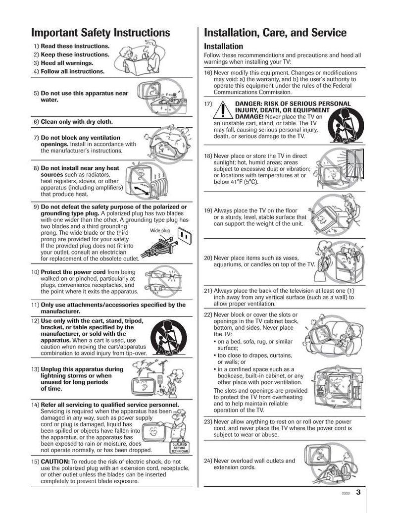 Toshiba 65NH84 TV Operating Manual