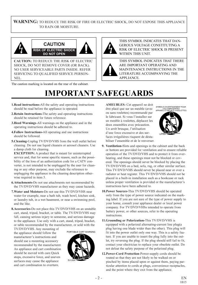 Philips 6719DBOM TV Operating Manual