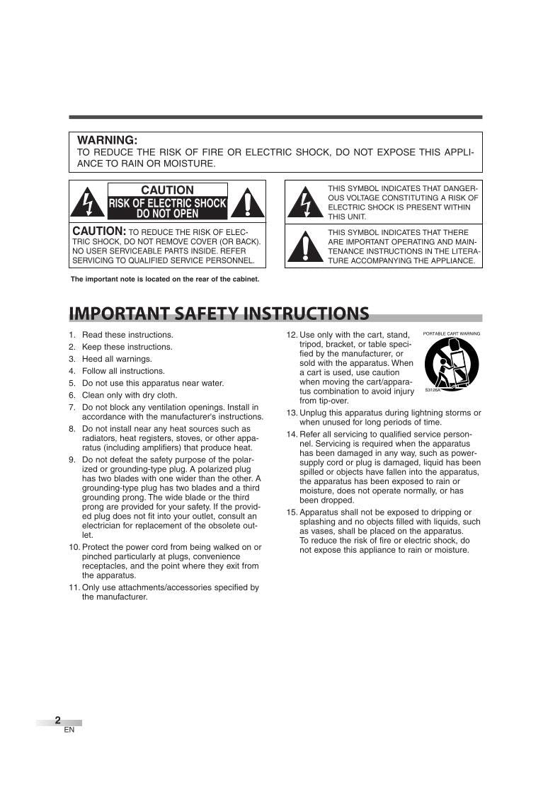 Funai 6842THG TV Operating Manual