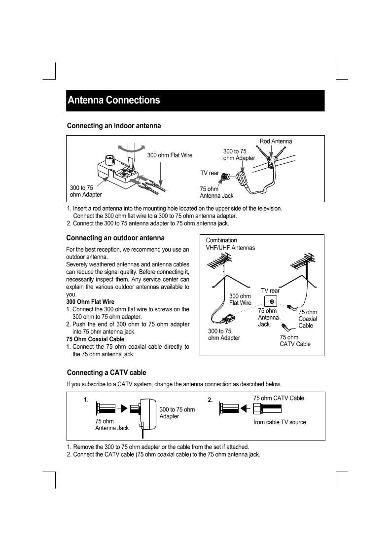 Zenith B19A23 B19A23DC TV Operating Manual