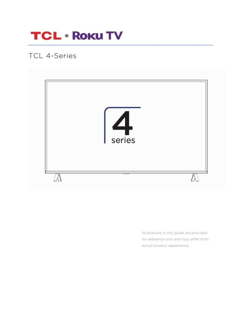 TCL 43S423 TV Operating Manual