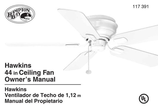 Hampton Bay CHQ8 BT 707AT Ceiling Fan Operating Manual