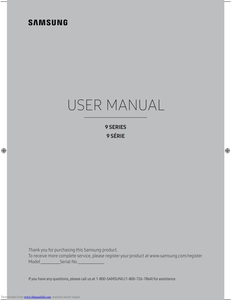 Samsung UN65KS9500OM TV Operating Manual