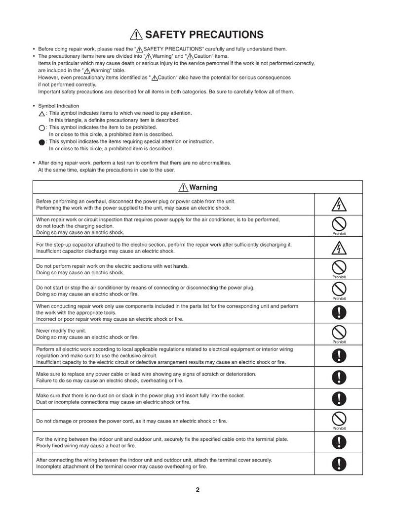 Panasonic CSKE36 NKU Air Conditioner Unit Operating Manual