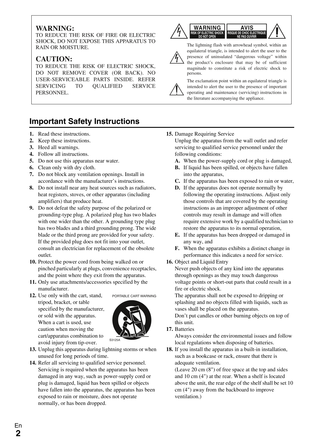 Integra ADM-20.4 Amplifier Owner's/ User Manual (Pages: 12)