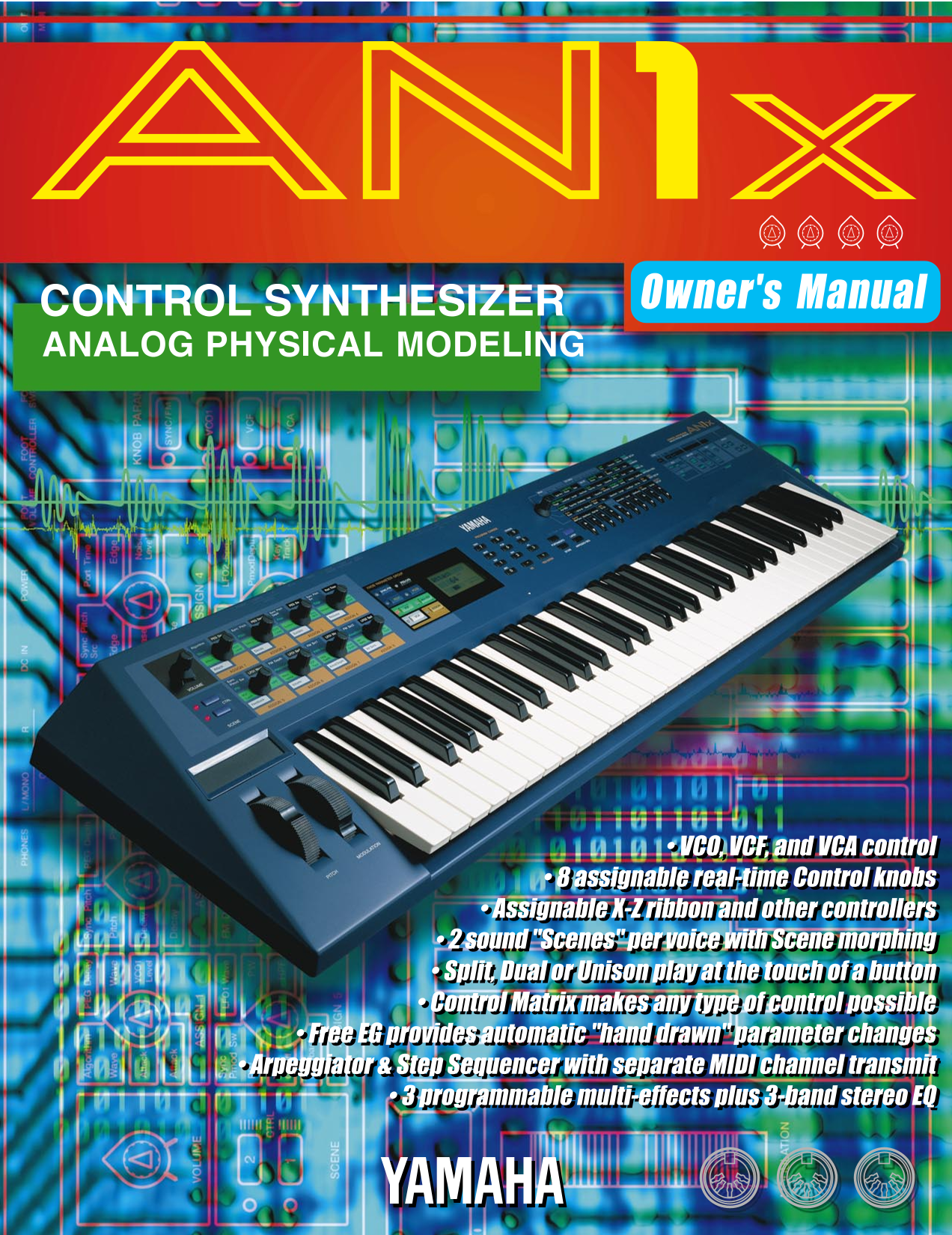 Yamaha AN1x Control Synthesizer Owner/ User Manual (Pages: 122)