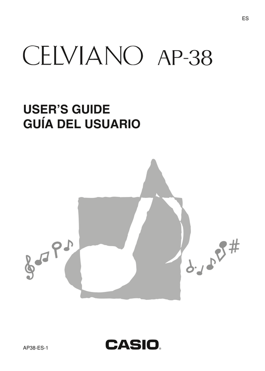 Casio AP-38 Keyboard Piano Owner's/ User Manual (Pages: 54)