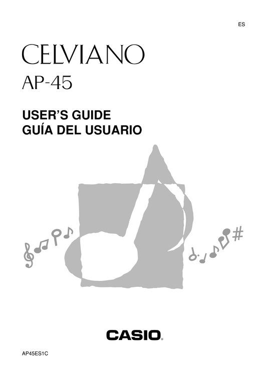 Casio AP-45 Keyboard Piano Owner's/ User Manual (Pages: 53)