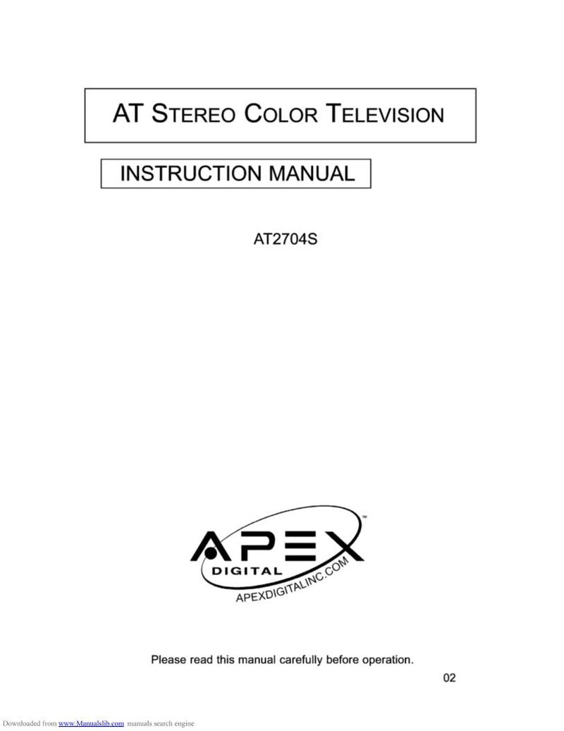 Apex AT2704SOM TV Operating Manual