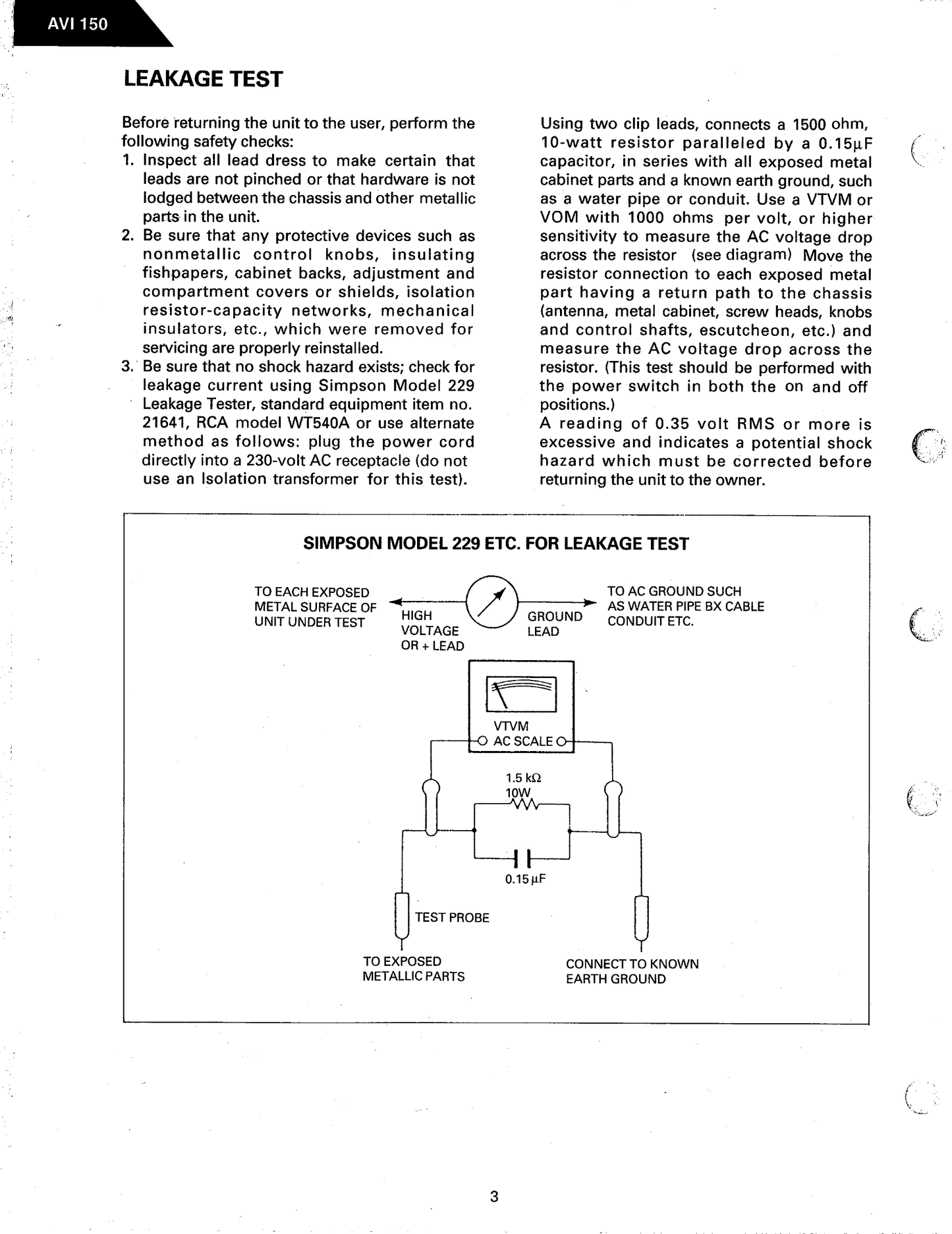 Harman/ Kardon AVI150 Audio/ Video Amplifier Service Manual (Pages: 80)