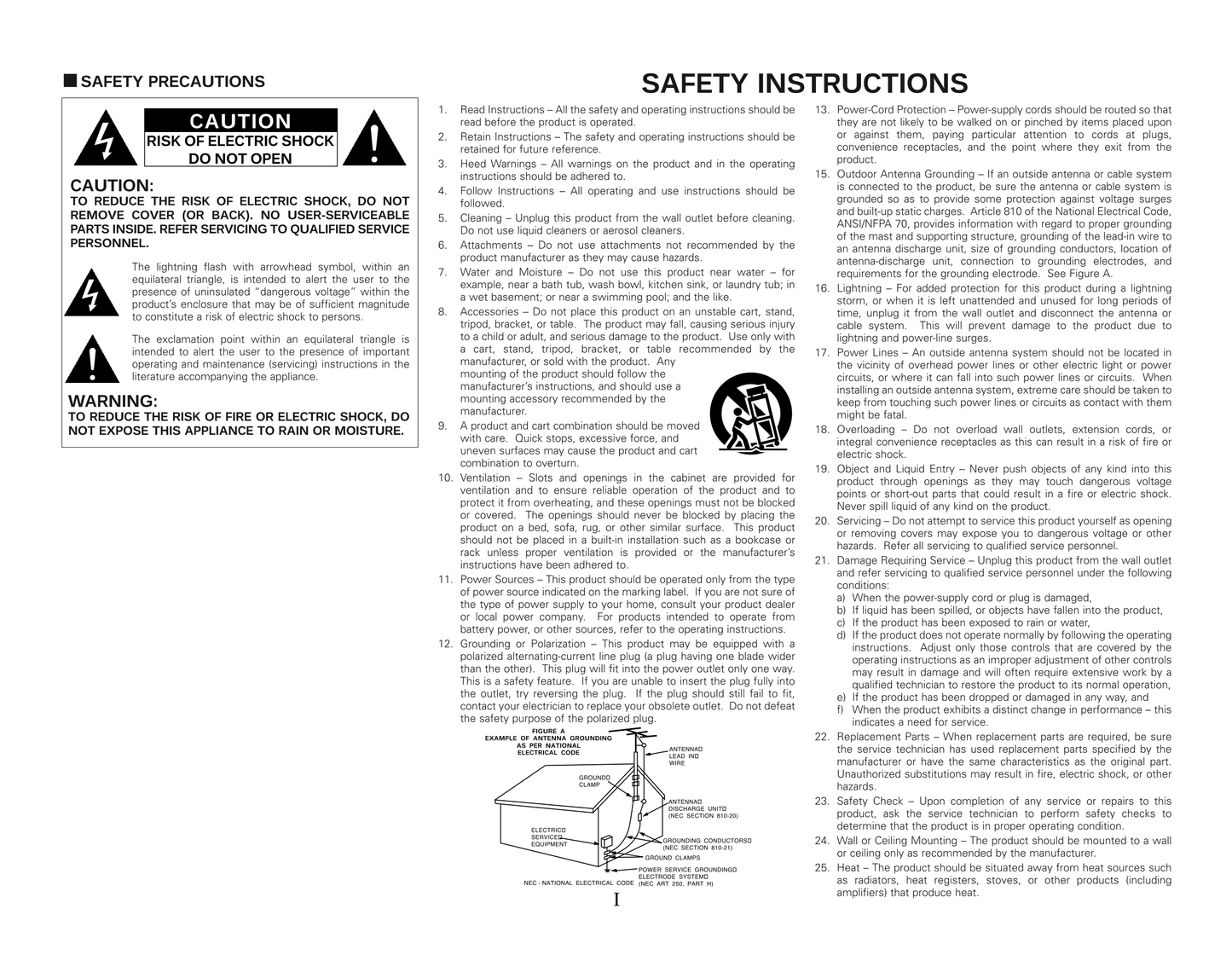 Denon AVR-2807 AV Receiver Owner's/ User Manual (Pages: 88)