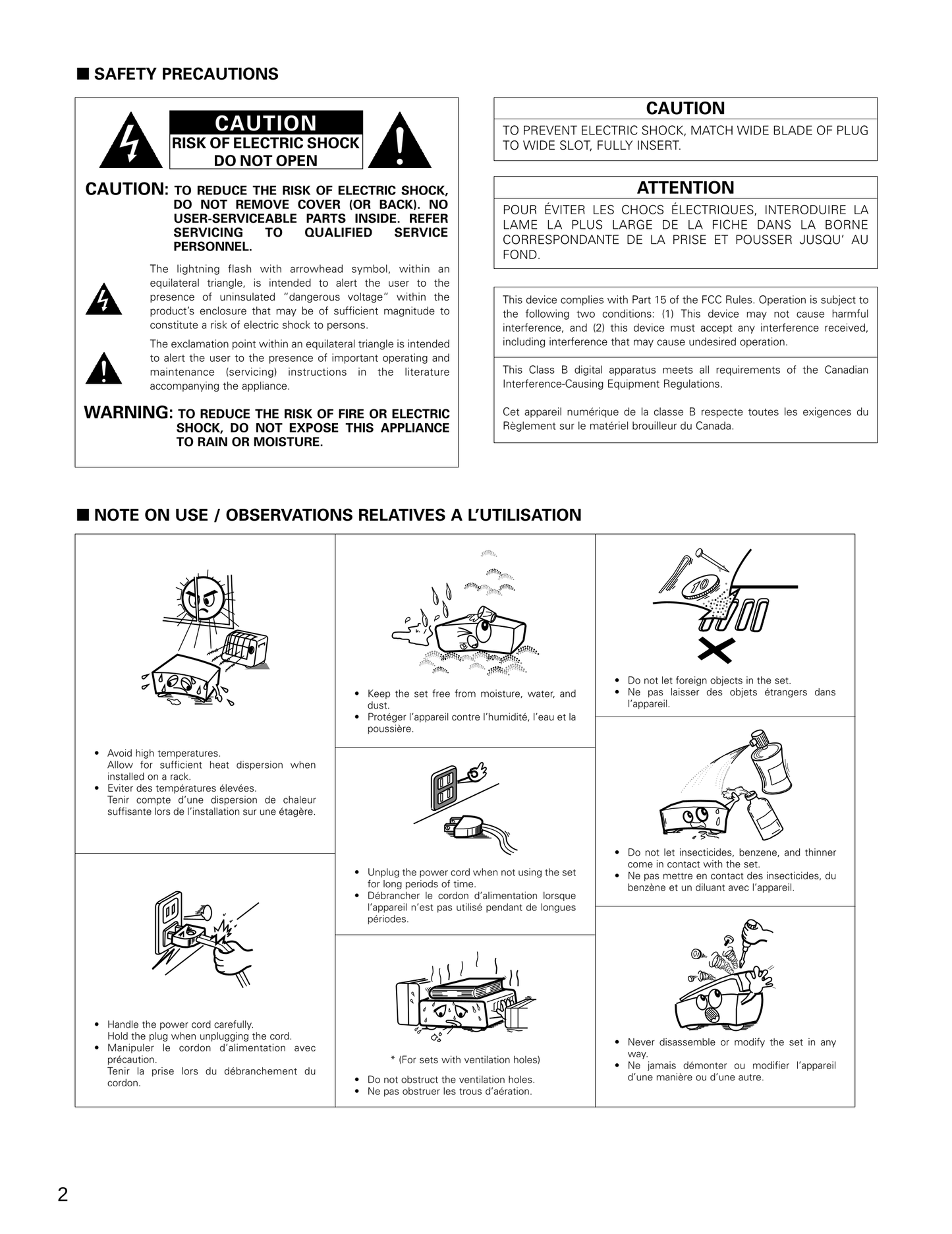 Denon AVR-4802 AV Receiver Owner's/ User Manual (Pages: 72)