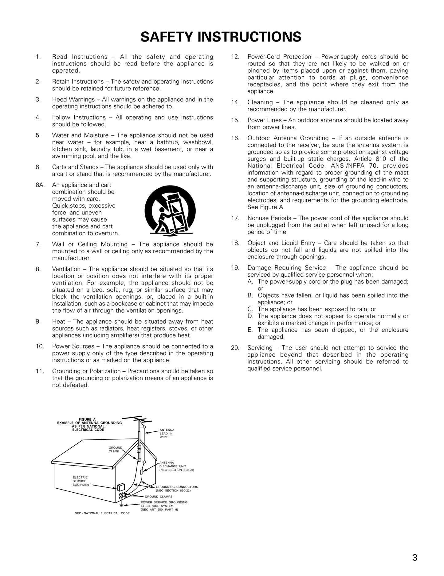 Denon AVR-4802 AV Receiver Owner's/ User Manual (Pages: 72)