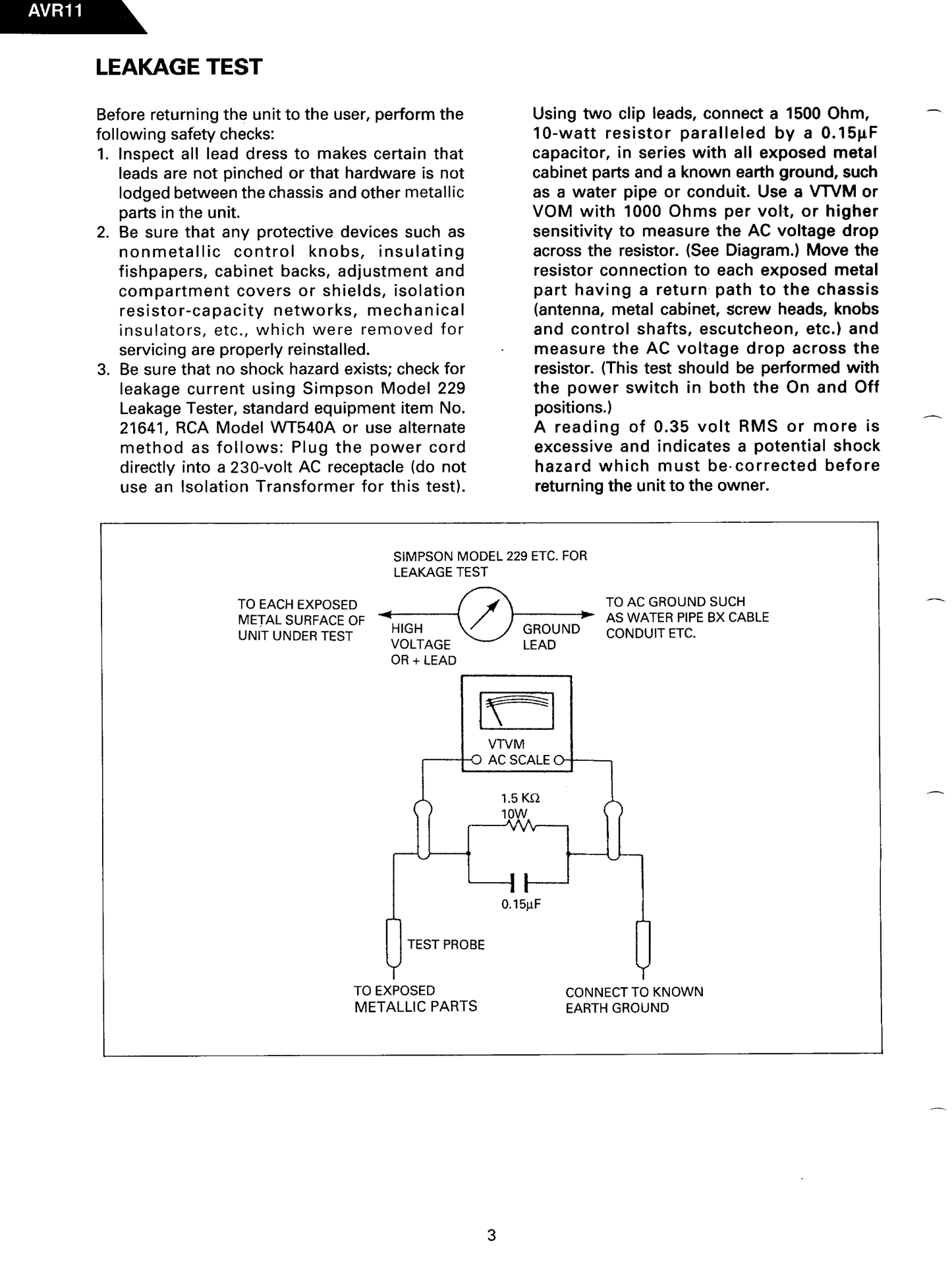 Harman/ Kardon AVR11 Audio/ Video Receiver Service Manual (Pages: 67)