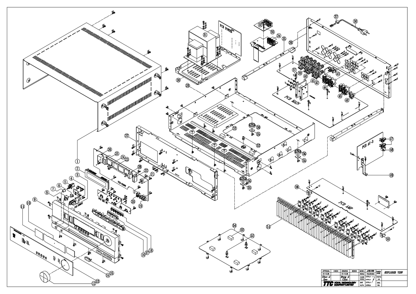 Harman/ Kardon AVR1500 AV Receiver Service Manual (Pages: 74)