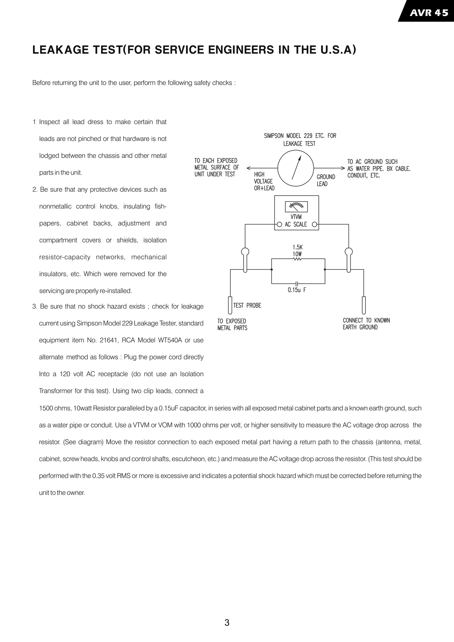 Harman/ Kardon AVR 45 Audio/ Video Receiver Service Manual (Pages: 87)