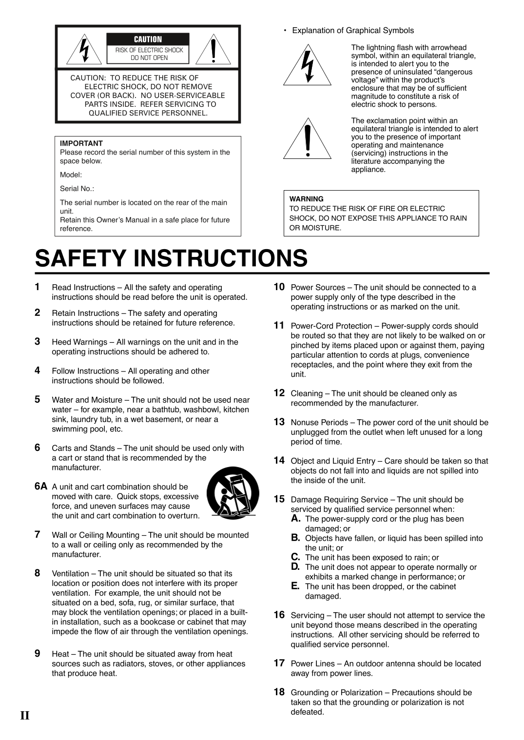 Yamaha AX-596 Amplifier Owner's/ User Manual (Pages: 32)