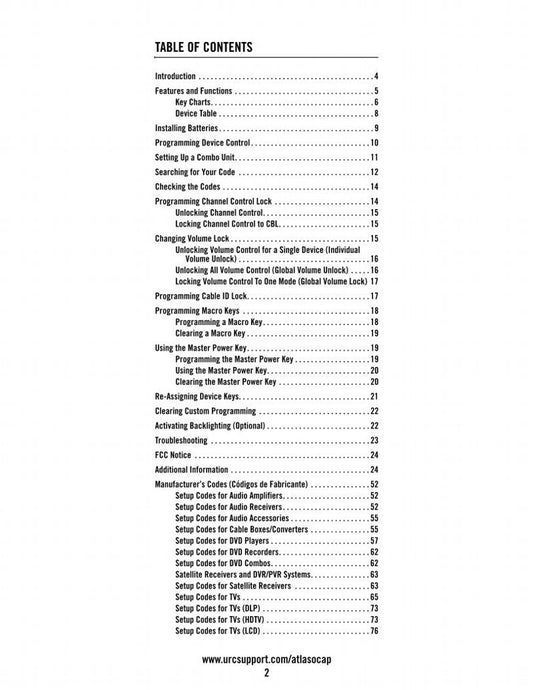 Universal-Electronics 1056B01 Cable Box Operating Manual