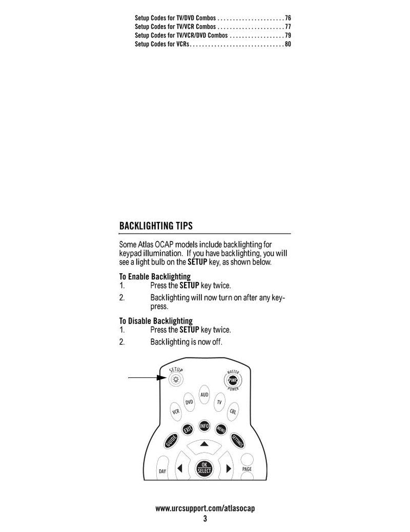 Universal-Electronics 1056B01 Cable Box Operating Manual