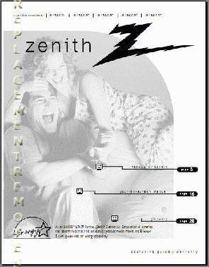 Zenith B13A01L B13A02D B13A03D TV Operating Manual