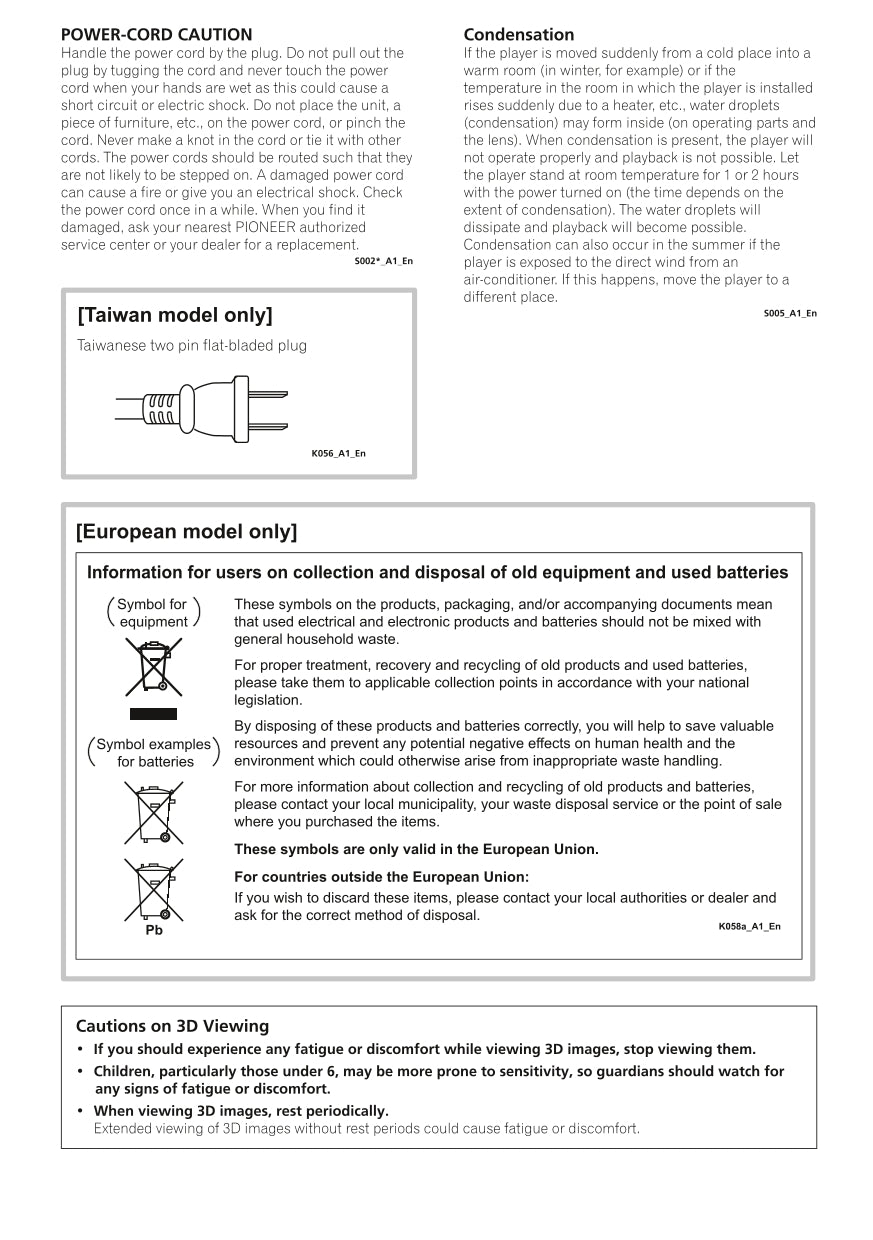 Pioneer BDP-180 Blu-Ray Player Owner/ User Manual (Pages: 64)