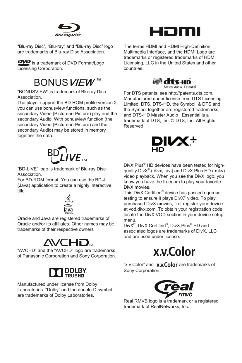 Pioneer BDP-3140 Blu-Ray Player Owner/ User Manual (Pages: 46)