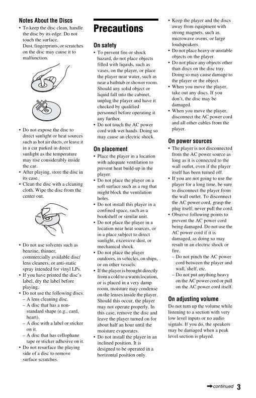 Sony BDPBX2 Blu-Ray DVD Player Operating Manual